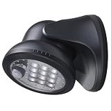 LIGHT IT by Fulcrum 20034-104 12-LED Wireless Motion Sensor Weatherproof Porch Light, Charcoal [並行輸入
