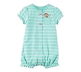 Carter の女児用 1ピース アップリケ スナップ式ロンパース 9 Months 118G941-9M