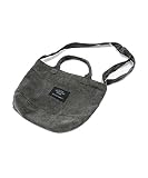 Shellme 　レディース斜め掛けキャンバスバッグ トートバッグ キャンバス - 2way 　ショルダーバッグ　コーデュロイハンドバッグ 大容量　ファッション　簡約 文芸　通学 通勤　旅行　ダークグ