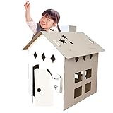 おえかきハウス ダンボールハウス クリスマスプレゼント クラフトハウス おえかきボード