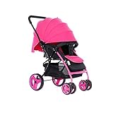 C - ベイビーカートは座ることができます赤ちゃんの傘の車の軽量折り重なる新生児の赤ちゃんキャリッジトロリー (色 : B)