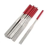 uxcell　ヤスリ　タングステンバー　?刀　　グレー　タングステンカーバイド　12×10mm