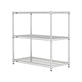 ルミナス オーダーラック レギュラーシリーズ 3段 +延長4本(+46.5cm) 幅182.5×奥行61×高さ141.6cm ナイロンキャスター仕様(ストッパー無×2+有×2) SR18600000090ABXX-3