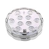 XWBJP 水中カラフルライト led防水 水槽 花瓶ランプ 水族館ライト プールライト 防水キャンドルライト リモート付き 水族館LED照明器具 池 金魚鉢 カラフルサブマリンライト 2点セット