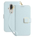 Deeaar らくらくスマートフォン F-53E ケース手帳型 人気 スマホケース Easy Phone F-53E 財布型 カバー カードポケット付き 軽量 薄型 全面保護 贈り物 らくらくフォン F-53E カード収納 スタンド機能 横置きスタンド機能 上質な手触り 擦り傷防止 ケース (らくらくスマートフォン F-53E 5.4 inch対応) - ピンク