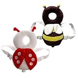 Prettyia 2個入り　　ベビー　　安全パッド　　幼児　　頭　　バック　　ウォーク　　保護クッション　　可愛い