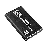 4K HDMI キャプチャーボード パススルー 60FPS USB3.0 ゲームキャプチャー 60Hz ビデオ フルHD ビデオキャプチャー ゲーム実況 生配信 会議 ライブビデオ配信 画面共有 録画 医用撮像 PS5 PS4 Xbox Wiiu Switch Webカメラ スマホに対応 OBS/Potplayer/XSplit適用 Mac/Windows/7/8/10/Linux OS対応