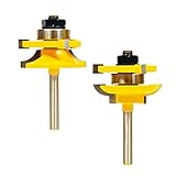 Fenteer 木製カッター　コーブスタックレール　カッター　マッチドラウンドオーバービット