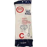 Paper Bag, Hoover Type C Bottom Fill Dvc 12pk