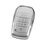 Kinotaka トヨタ専用 TPU製 スマートキーケース アルファード ヴェルファイア30系 後期 前期 新型シエンタ 6ボタン 専用設計でピッタリサイズ キーカバー (ブラック)