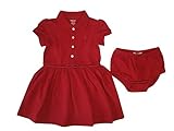 ラルフローレンの子供服　POLO　RALPHLAUREN　ベビー　女の子ツーピースセット　８５ｃｍ [並行輸入品]