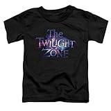Trevco Twilight Zone-Twilight Galaxy - Short Sleeve Toddler Tee - Black, Large 4T