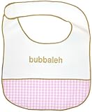 Jewish Baby Girl Bib - Bubbaleh by Davida for think-yiddish