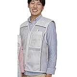 高遮熱作業ベスト 涼かちゃんベストlight (Ｌサイズ（ネイビー）)