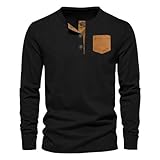 長袖 tシャツ 無地 長袖 メンズ ボタン レジャー ス tシャツ プリント 快適 ストリートホームウェア プリント Tシャツ モダンな 時