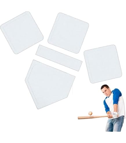 Amazon | UPstore 野球 ベース 5点セット 練習用 草野球 少年野球 室内