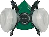 Gerson 8211P Maintenance Free Disposable Dual Cartridge Respirator with Organic Vapor/P95 Filter, Me