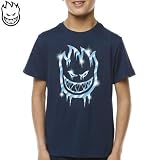 SPITFIRE キッズ TシャツICED OUT YOUTH TEEユースサイズネイビーNO25 YLサイズ