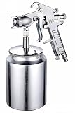 【Piece of peace product】 エアー スプレーガン セット 吸い上げ式 タンク容量 1000ml 下 カップ 式 ＤＩＹ 車 バイク 補修 塗装 仕上げ ペイント オールペン (2
