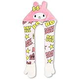 【アウトレット品】 ベビードール ボアフリース フード&手袋付マフラー 帽子 KIDS ソフトピンク/マイメロ