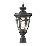 Elk Lighting 45079/1 Anise Collection 1 Light Outdoor Post Light, Textured Matte Black [並行輸入品]