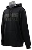 SoftBank HAWKS(ソフトバンクホークス) 福岡ソフトバンクホークスMajestic製裏フリースパーカー(ブラック/Mサイズ)