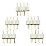 LEDテープ用 4ピン 5050SMD ５点セット ピン コネクタ RGBテープ用 連結 / コネクタ / コネクター/ 5050 / SMD