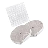 Simalaプレミアム家具パッド2 x ( 1 / 2 " x60 " ) Heavy Duty粘着セルフスティックFelt Stripロール。Protectors forハードサーフェス& 64非ス