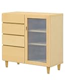 FUKUYAMA キャビネット クレド 80cm幅 ナチュラル色