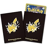 ポケモンセンター ポケモンストア 限定ポケモンカードゲーム デッキシールド プロ ピカチュウ 64枚セット