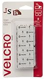 VELCRO Brand - Hangers: Pictures Hang Securely and Remove Cleanly - 1 1/2" x 1" Strips / 1.75" Squar
