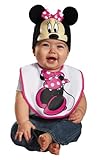 ディスガイズ(disguise) ピンクミニーマウス ビブ＆ハット ベビー用 (0-6mths)