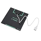 3W 6Vソーラーパネル　ソーラーチャージャー　USB機器充電対応可　充電用ソーラーパネル　ポータブル　軽量　持ちやすい　アウトドア　キャンプ　ハイキング　