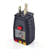 InstallerParts AC GFCI Outlet Circuit Tester -- 3 Prong Ground Plug 120 V Receptacle Electrical Faul