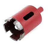 uxcell　コアビット マーブル ホール ソー レッド マーブルタイル 焼結 40mm径