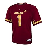 Arizona State Sun Devils NCAA Adidas Maroon公式ホーム# 1レプリカFootball Jersey for Boys