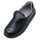 弘進ゴム/シェフメイトセーフティー α-300/安全作業靴 スリッポン サイズ：27．5cm カラー：黒