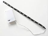 LED Light Strip white 30cm 11.8in. + Battery box + Switch , battery powered