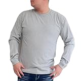 [DISCUS] メンズ ブランド ディスカス Tシャツ 長袖 USAコットン 綿100％ 無地 シンプル M L XL 10001709 (XL, GRAY)