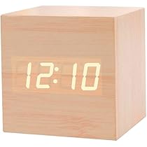 NHK時計 置時計 木目調 楽天市場】◇音に反応 自動で表示◇木目