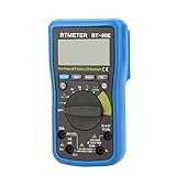 BTMETERデジタルマルチメーターBT-90EオートレンジデジタルマルチメーターDMM CapHZ温度計バッテリーテスターLCDバックライト