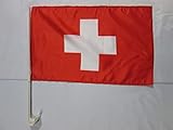 Drapeau De Voiture Suisse 45 x 30 cm by AZフラグ