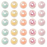ファイニエ ビーズ 10mm 丸 200個 オーロラ ミックス ハンドメイド 手芸 パーツ BD3073