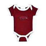 Arkansas Razorbacks 2つトーンNCAA College新生児幼児赤ちゃんクリーパー カラー: レッド