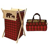 Nursery 2-piece Storage Set - Hamper and Storage Bag - in Northwood by Trend Lab [並行輸入品]