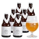 【クラフトビール ビール ギフト 飲み比べ】馨和 KAGUA Blanc 瓶 ボトル 330ml × 6本／飲み比べセット 誕生日 高級 贈り物 高級ビール 詰め合わせ お祝い（アワード受賞歴多数）