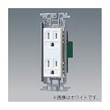パナソニック 埋込接地ダブルコンセント 金属取付枠付 15A 125V 利休色 WTF13123GK