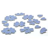 ハートタイル【単色 約35個入】 かわいいモザイクタイル キッチン カウンター テーブルのアクセントに！ ハートタイルライラック