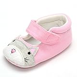 （カエルフロッグ）ガールズベビーシューズ　プリンセスシューズ　女の子の赤ちゃん　綺麗　可愛い　柔らかい底　通気性がよい　軽量　快適　靴　出産の祝い　誕生日のプレゼント　綿布　ピンク　0-6ヶ月に対応　