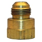 LASCO 17-4677 15/16-Inch Flare by 1/2-Inch Female Pipe Thread Brass Adapter by LASCO